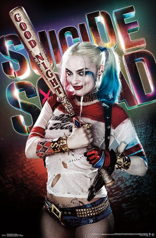 Suicide Squad - Good Night Movie Poster 22x34 RP15041 UPC882663050413