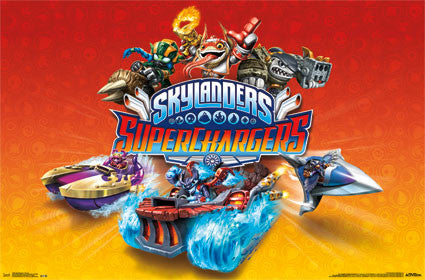Superchargers - Ket Art Game Poster 22x34 RP14209 UPC882663042098 Skylanders