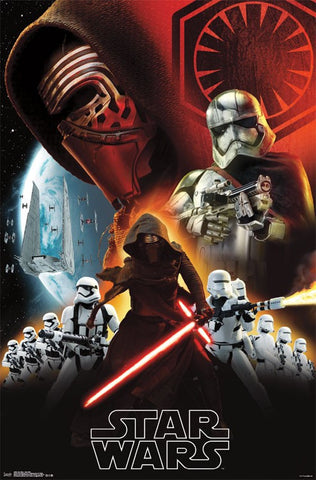 Swtfa - Dark Side Movie Poster 22x34 RP13962 UPC882663039623 Star Wars The Force Awakens
