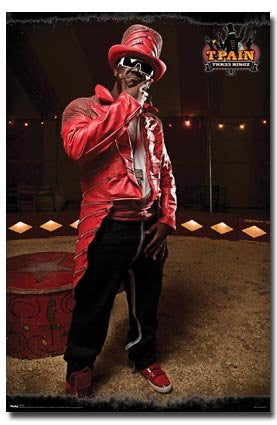T-Pain – Red Music Poster 22x34 RP6160 UPC017681061604