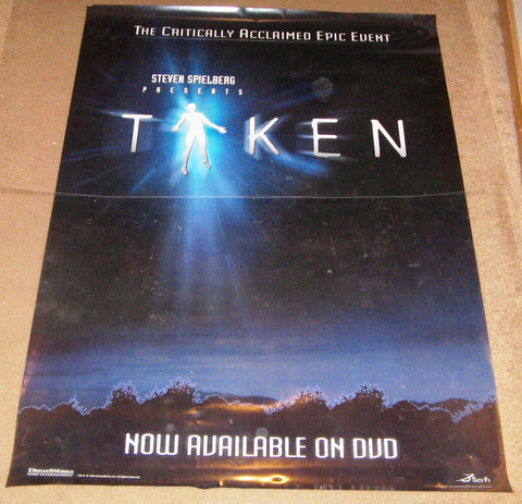Taken TV Show Poster 27x40 Used Steven Spielberg, Dakota Fanning