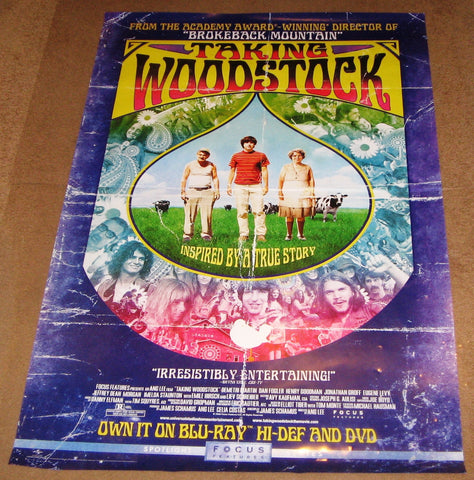 Taking Woodstock 2009 Movie Poster 27x40 Used