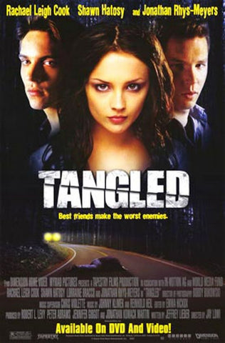 Tangled (2001) Movie Poster 27x40 Used Robert McKenna, Shawn Hatosy, Estella Warren, Dwayne Hill, Joyce Gordon, Rachael Leigh Cook, Jane Moffat, Lorraine Bracco, Jonathan Rhys Meyers