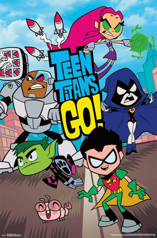 Teen Titans Go - Group Poster 22x34 RP14172 UPC882663041725