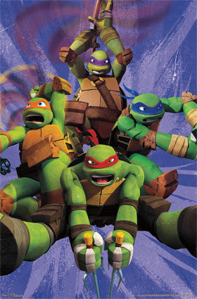 Teenage Mutant Ninja Turtles – Team Poster 22x34 RP6387 UPC017681063873 TMNT