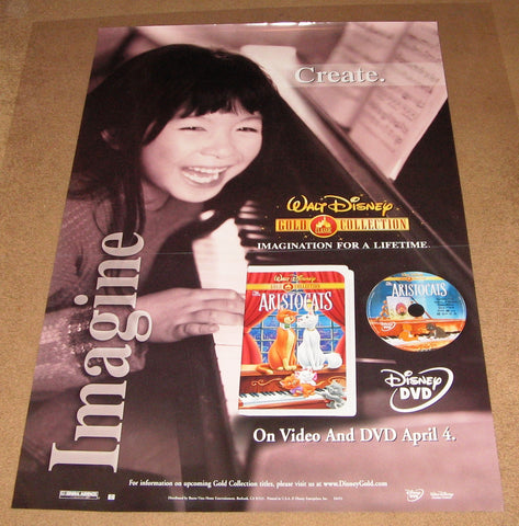 The Aristocats Movie Poster 27x40 Used