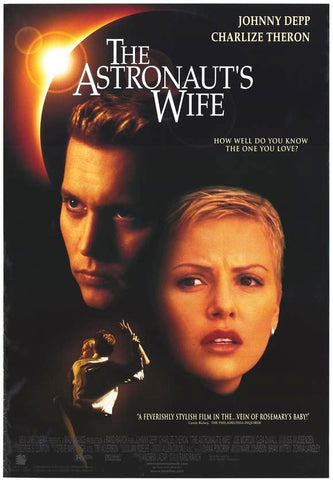 The Astronaut’s Wife 1999 Movie Poster 27x40 Used Johnny Depp, Charlize  Theron