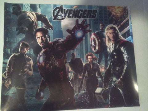 The Avengers Mini Poster Movie Used 11x17