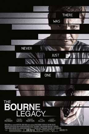 The Bourne Legacy 2012 Movie Poster 27x40 Double Sided Used Matt Damon