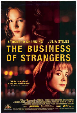 The Business of Stranger Movie Poster 27x40  Used Julia Stiles Stockard Channing