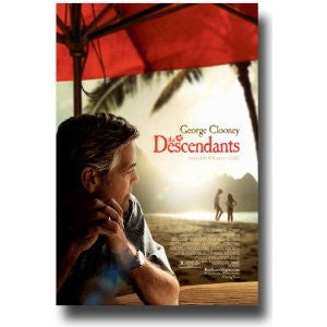 The Descendants Movie Poster 27x40 Used George Clooney