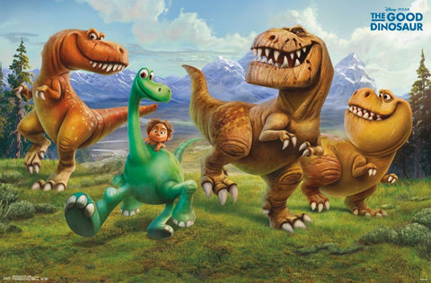 The Good Dinosaur - Group Movie Poster 22x34 RP13722 UPC882663037223 Disney