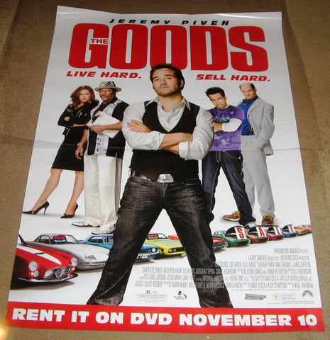 The Goods Live Hard, Sell Hard Movie Poster 27x40 (2009) Used Will Ferrell, James Brolin, David Bantly, Ian Roberts, Vanessa Ross, Joey Kern, Jessica St Clair, Bryan Callen, Tony Hale, Austin Honaker, Jonathan Sadowski, Alan Thicke, Ving Rhames