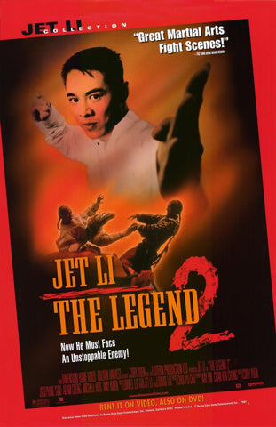 The Legend 2 Movie Poster 27x40	 Used Jet Li