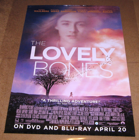 The Lovely Bones Movie Poster 27x40 Used Chuck Schanamann, Anna Dawson, Michael Ahl, Jake Abel, Dan Van Wert, Peter Jackson, Susan Sarandon, Mike Wilson, Richard Graves, Lee Miller, Michael Imperioli, Stink Fisher