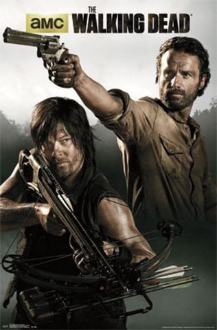 The Walking Dead - Rick & Daryl TV Show Poster 22x34 RP13567 UPC882663035670