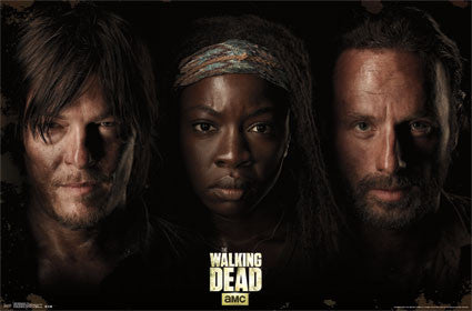 The Walking Dead - Trio TV Show Poster 22x34 RP13588 UPC882663035885
