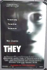 They Movie Poster 27X40 Wes Craven	 Used