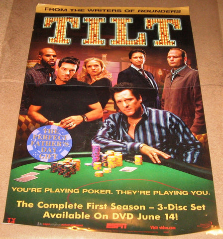 Tilt TV Show Poster 27x40 Used (2005) Michael Madsen, Chris Bauer, Kristin Lehman