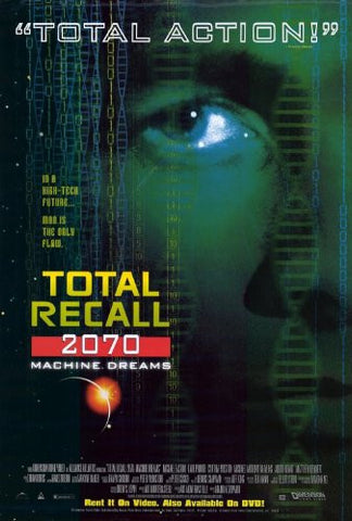 Total Recall 2070 TV Show  Poster 27x40 Used Cynthia Preston, Karl Pruner, Matthew Bennett, Michael Rawlins, Michael Easton