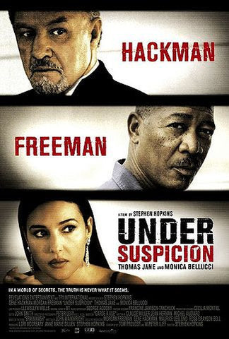Under Suspicion 2000 Movie Poster 27x40 Used Gene Hackman, Morgan Freeman