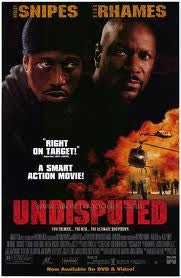 Undisputed Movie Poster 27x40 Used Rose Rollins, Johnny Williams, Michael Bailey Smith, Amy Aquino, Peter Falk, Michael A Tessiero, Peter Jason, Nicholas Cascone, JW Smith, Byron Minns, Ving Rhames, Wesley Snipes