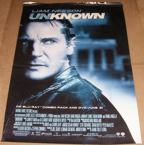 Unknown movie Poster 27x40 Used Janina Flieger, Frank Langella, Clint Dyer, Rainer Sellien, Stipe Erceg, Herbert Olschok, Diane Kruger, Aidan Quinn, Liam Neeson, Karl Markovics, Sebastian Koch