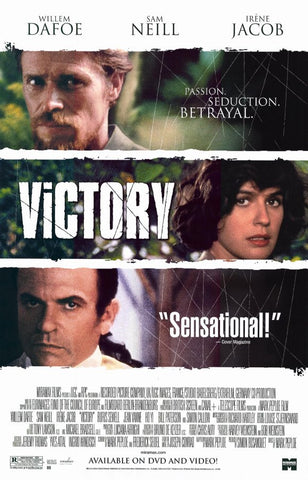 Victory Movie Poster 27x40 Used Willem Dafoe, Sam Neill, Irène Jacob, Rufus Sewell