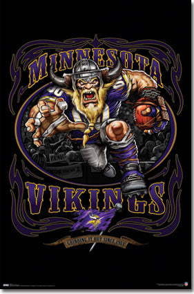 Vikings – Running Back 09 Poster 22x34 RP4751 Sports