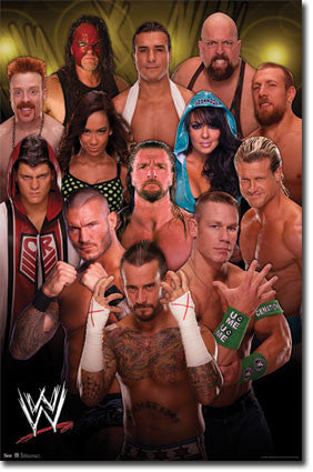 WWE – Group 12 Poster 22x34 RP5765  UPC017681057650