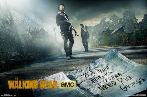 Walking Dead - Street TV Show Poster 22x34 RP13882 UPC882663038824
